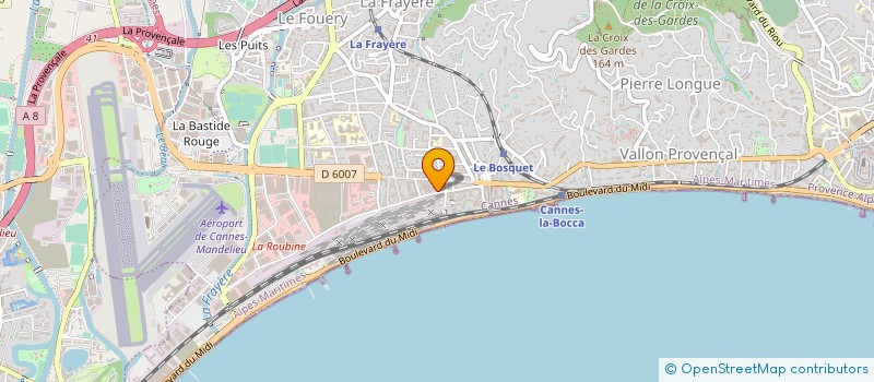 localisation de l'entreprise MONSIEUR DJAMAL BAOUCH à CANNES