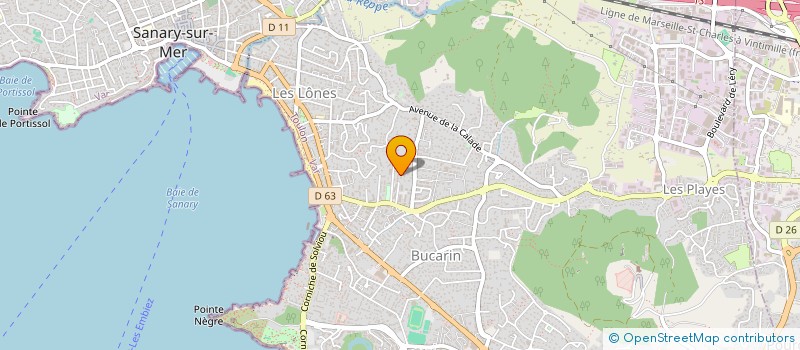 localisation de l'entreprise MONSIEUR DJAMAL BEDJIAH à SIX-FOURS-LES-PLAGES