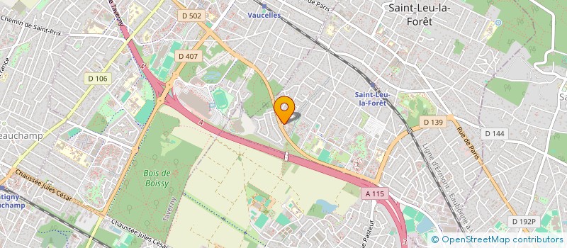 localisation de l'entreprise MONSIEUR DJAMAL BELAYACHI  SAINT-LEU-LA-FORET