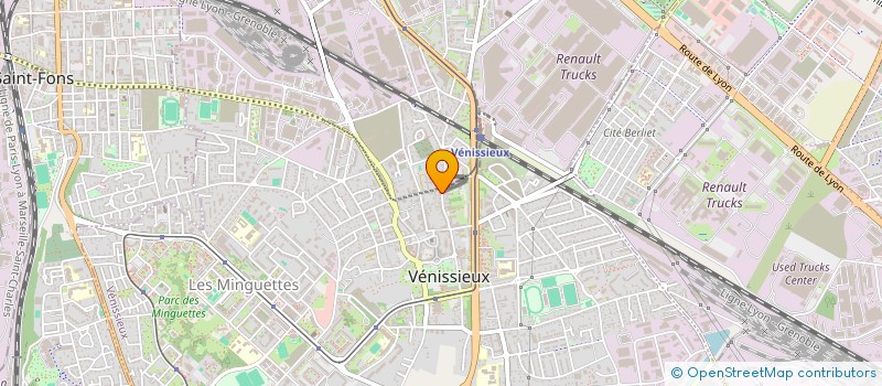 localisation de l'entreprise MONSIEUR DJAMAL BENCHENOUF  VENISSIEUX