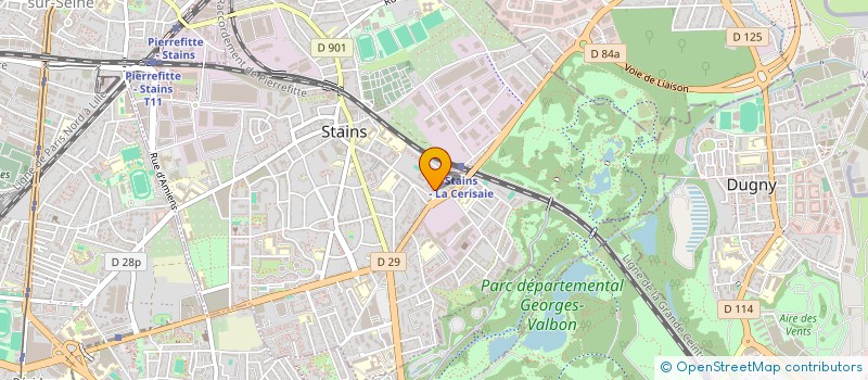 localisation de l'entreprise MONSIEUR DJAMAL BERKAT à STAINS