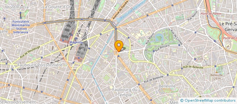 localisation de l'entreprise MONSIEUR DJAMAL BOUDJEROUDI à PARIS
