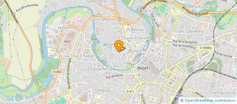 localisation de l'entreprise MONSIEUR DJAMAL BOUHRAOUA à NIORT