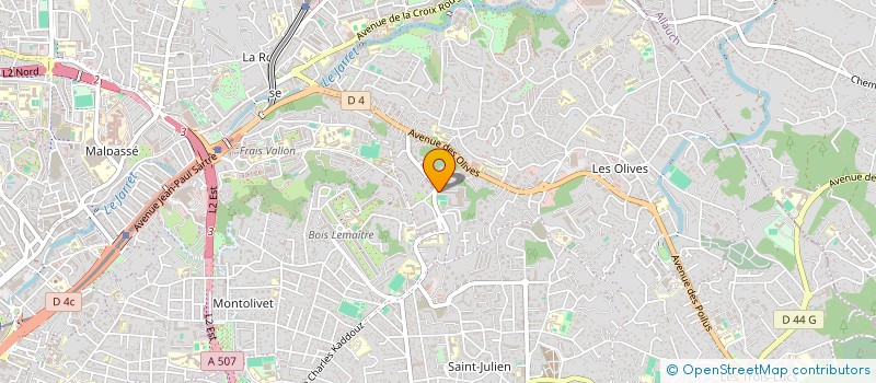 localisation de l'entreprise MONSIEUR DJAMAL BOULAINSEUR à MARSEILLE