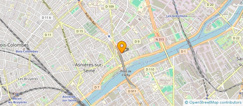 localisation de l'entreprise MONSIEUR DJAMAL BOUZERZOUR  ASNIERES-SUR-SEINE