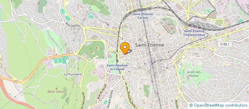 localisation de l'entreprise MONSIEUR DJAMAL DAHDOUH  SAINT-ETIENNE