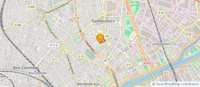 localisation de l'entreprise MONSIEUR DJAMAL DJEMAL à GENNEVILLIERS