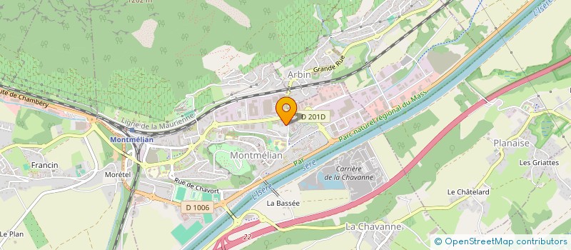 localisation de l'entreprise MONSIEUR DJAMAL EL HATTABI  MONTMELIAN