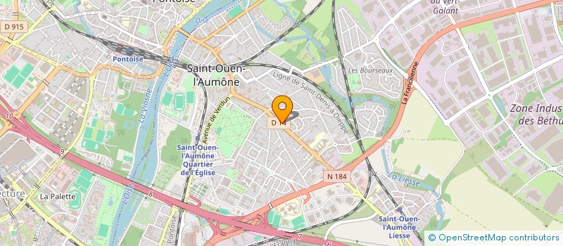 localisation de l'entreprise MONSIEUR DJAMAL GAFARI à SAINT-OUEN-L'AUMONE