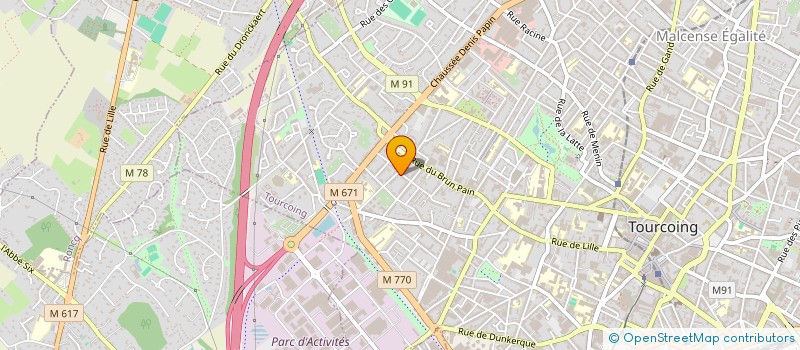 localisation de l'entreprise MONSIEUR DJAMAL GUENOUNI à TOURCOING