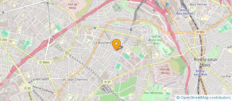 localisation de l'entreprise MONSIEUR DJAMAL HAMEDI  MONTREUIL