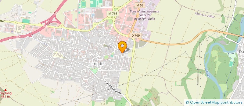 localisation de l'entreprise MONSIEUR DJAMAL HAOUAT  LEMPDES