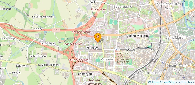 localisation de l'entreprise MONSIEUR DJAMAL HASSAN ABDILLAHI  RENNES