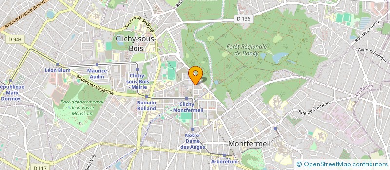 localisation de l'entreprise MONSIEUR DJAMAL KADDOUR à CLICHY-SOUS-BOIS