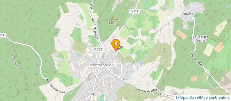 localisation de l'entreprise MONSIEUR DJAMAL KEDDOUH  MONTARNAUD