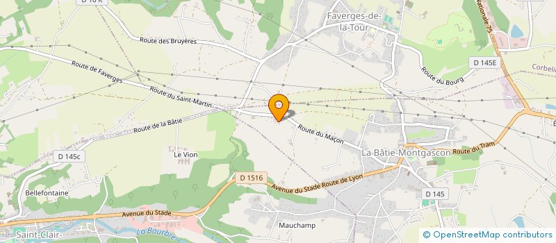 localisation de l'entreprise MONSIEUR DJAMAL KHALLADI  LA BATIE-MONTGASCON