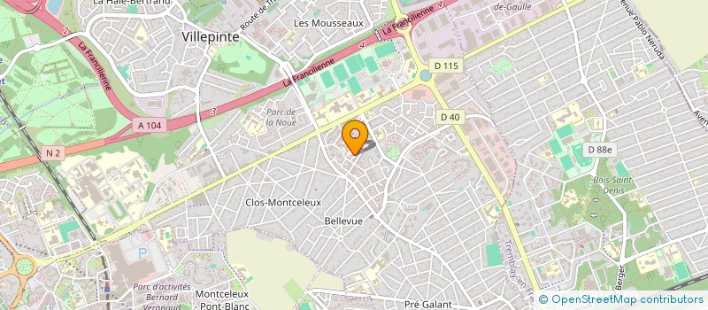 localisation de l'entreprise MONSIEUR DJAMAL KLOUL à VILLEPINTE