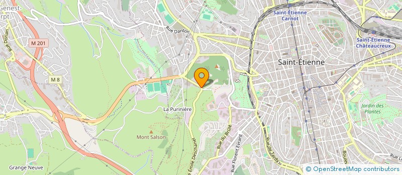 localisation de l'entreprise MONSIEUR DJAMAL LOUNNACI  SAINT-ETIENNE