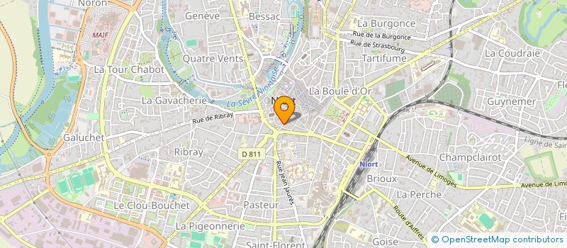 localisation de l'entreprise MONSIEUR DJAMAL MERABTI  NIORT