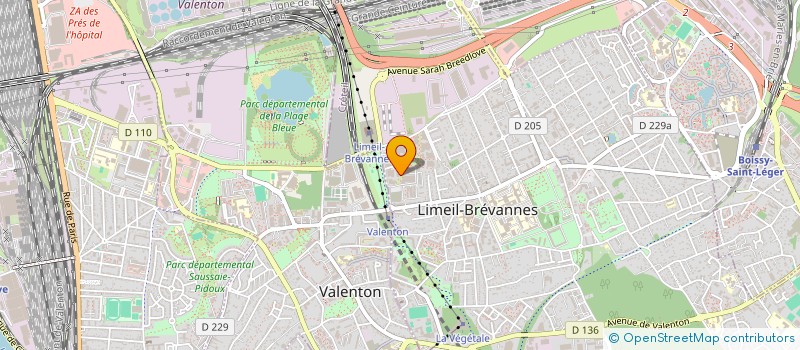 localisation de l'entreprise MONSIEUR DJAMAL MESBAH  LIMEIL-BREVANNES