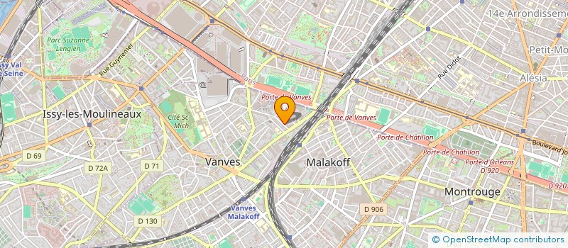 localisation de l'entreprise MONSIEUR DJAMAL MESLOUB à VANVES