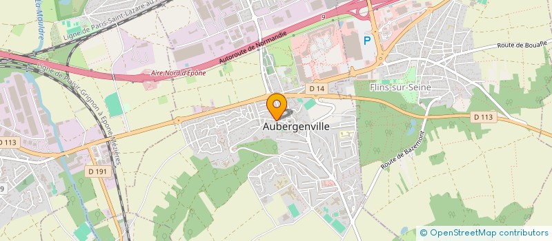 localisation de l'entreprise MONSIEUR DJAMAL MEZOUARI  AUBERGENVILLE