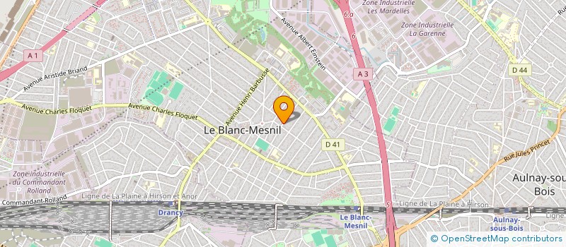 localisation de l'entreprise MONSIEUR DJAMAL OULMI à LE BLANC-MESNIL