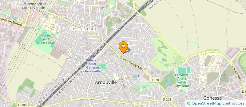 localisation de l'entreprise MONSIEUR DJAMAL RAHLI à GONESSE