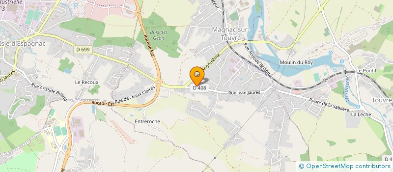 localisation de l'entreprise MONSIEUR DJAMAL TOUHAMI à MAGNAC-SUR-TOUVRE