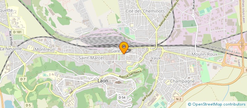 localisation de l'entreprise MONSIEUR DJAMAL YACEF à LAON