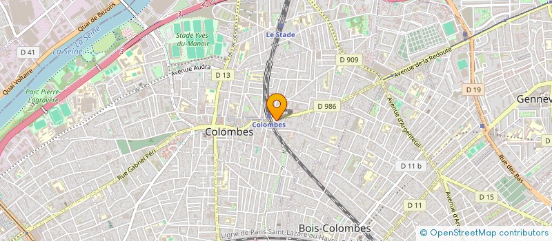 localisation de l'entreprise MONSIEUR DJAMAL YAHI à COLOMBES