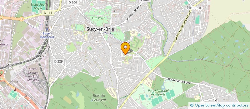 localisation de l'entreprise MONSIEUR DJAMAL YAMOUN  SUCY-EN-BRIE