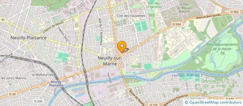 localisation de l'entreprise MONSIEUR DJAMAL YOUSSOUF  NEUILLY-SUR-MARNE