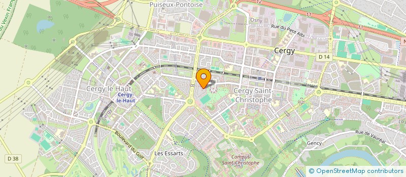 localisation de l'entreprise MONSIEUR DJAMAL ZEROUKLANE  CERGY