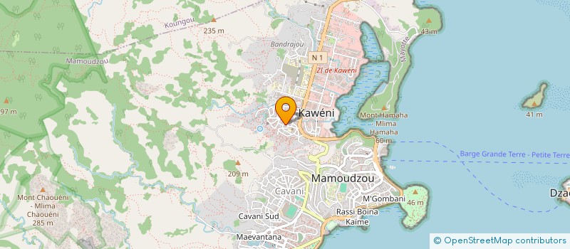 localisation de l'entreprise MONSIEUR DJAMALDDINE ALLAOUI  MAMOUDZOU