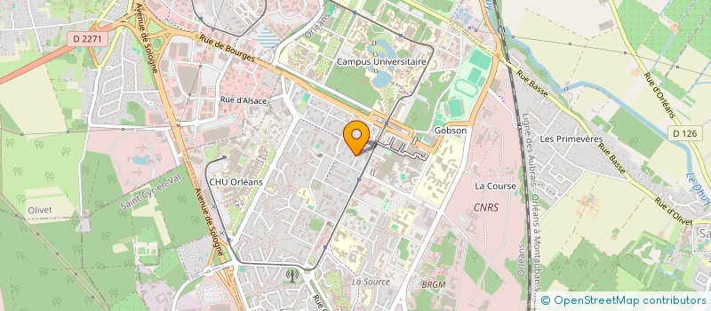 localisation de l'entreprise MONSIEUR DJAMALDIN CHABANOV à ORLEANS