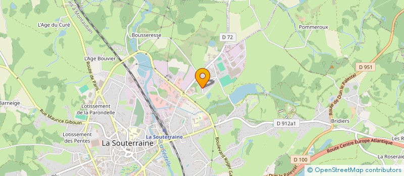 localisation de l'entreprise MONSIEUR DJAMALDINE SAID ALI BACAR à LA SOUTERRAINE