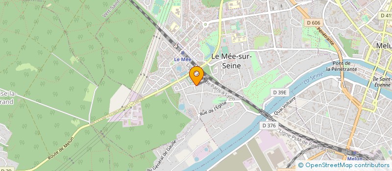 localisation de l'entreprise MONSIEUR DJAMALE BELOUFA  LE MEE-SUR-SEINE