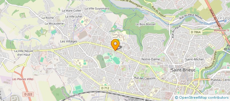 localisation de l'entreprise MONSIEUR DJAMBA LULA à SAINT-BRIEUC