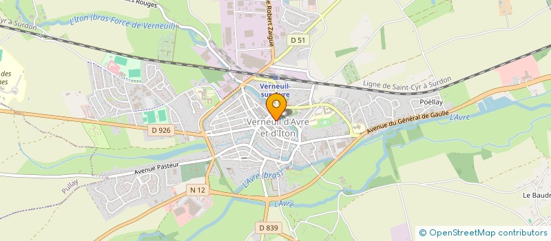 localisation de l'entreprise MONSIEUR DJAMCHID HAGHIGHAT  VERNEUIL D'AVRE ET D'ITON