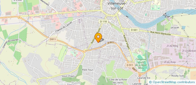 localisation de l'entreprise MONSIEUR DJAMEL ABBAS à VILLENEUVE-SUR-LOT