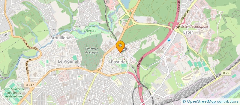 localisation de l'entreprise MONSIEUR DJAMEL ABBOU à LIMOGES