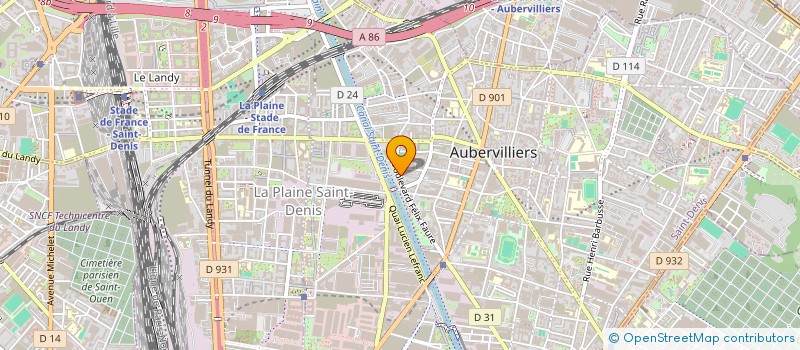 localisation de l'entreprise MONSIEUR DJAMEL ACHEMOUN  AUBERVILLIERS