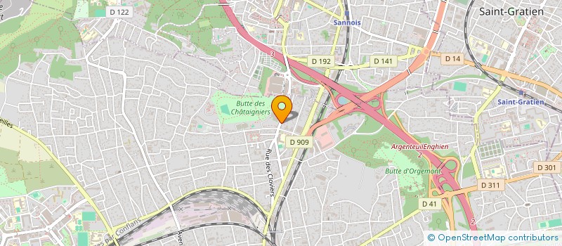 localisation de l'entreprise MONSIEUR DJAMEL ADJAL  ARGENTEUIL