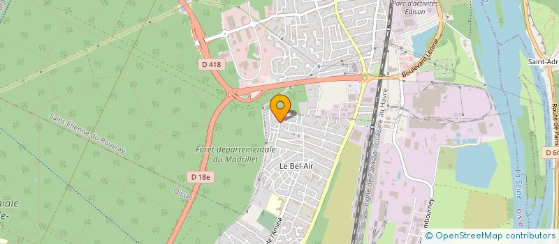 localisation de l'entreprise MONSIEUR DJAMEL ADRAOUI à OISSEL