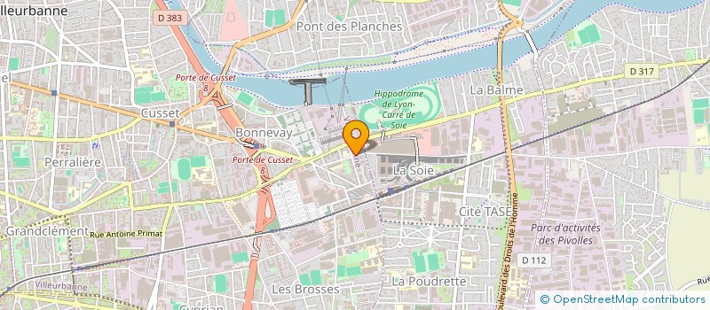 localisation de l'entreprise MONSIEUR DJAMEL AIT-OUABACH  VILLEURBANNE