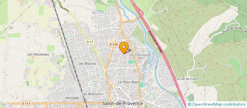 localisation de l'entreprise MONSIEUR DJAMEL AITTOU  SALON-DE-PROVENCE