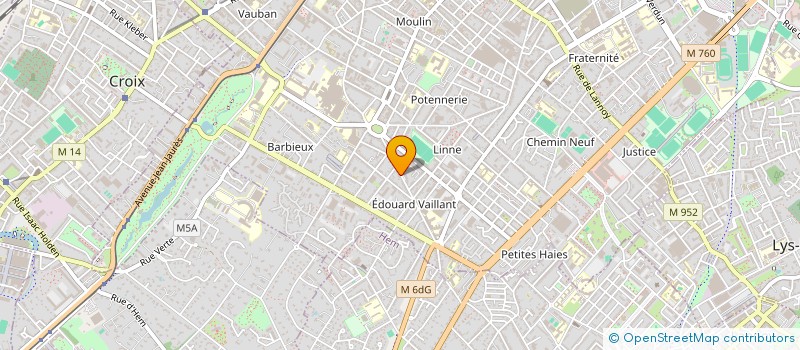 localisation de l'entreprise MONSIEUR DJAMEL AMIMER  ROUBAIX