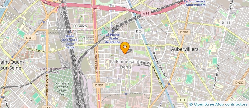 localisation de l'entreprise MONSIEUR DJAMEL AZZOUZ à SAINT-DENIS