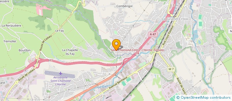 localisation de l'entreprise MONSIEUR DJAMEL BAKLI  LA GRAND-CROIX